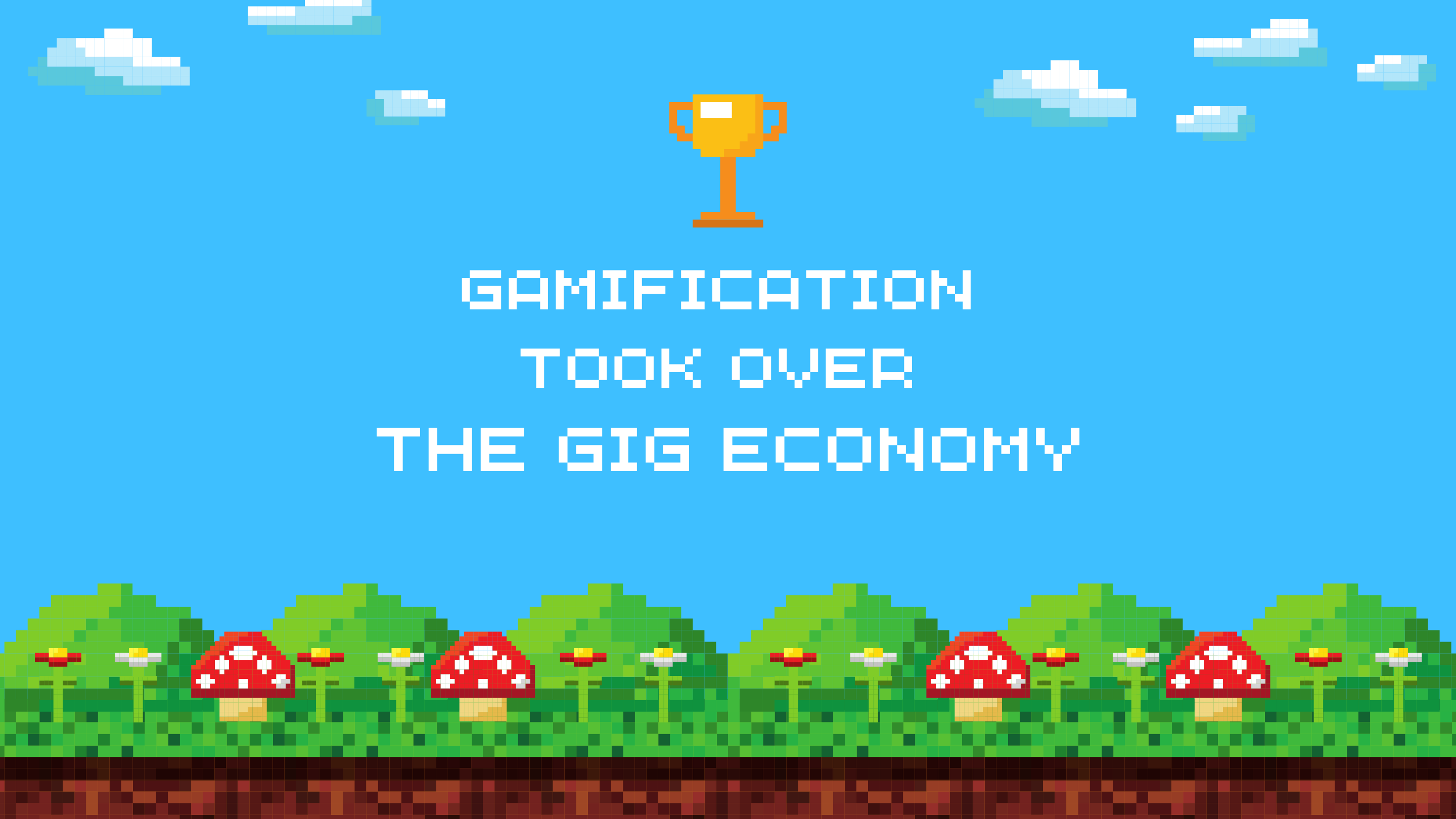Gamification used in gig-economy apps