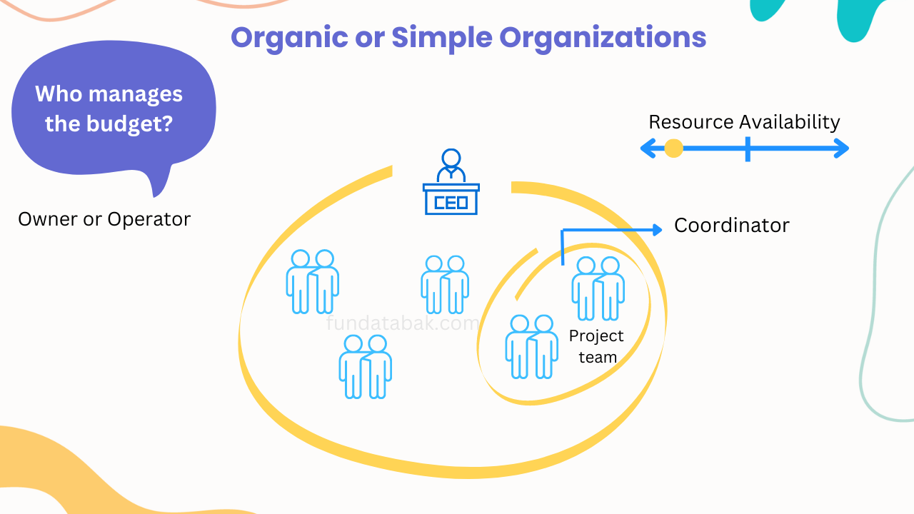 Simple organizational structure