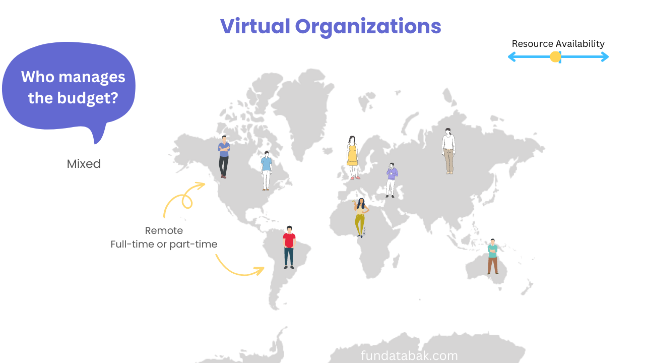 Virtual organization structure